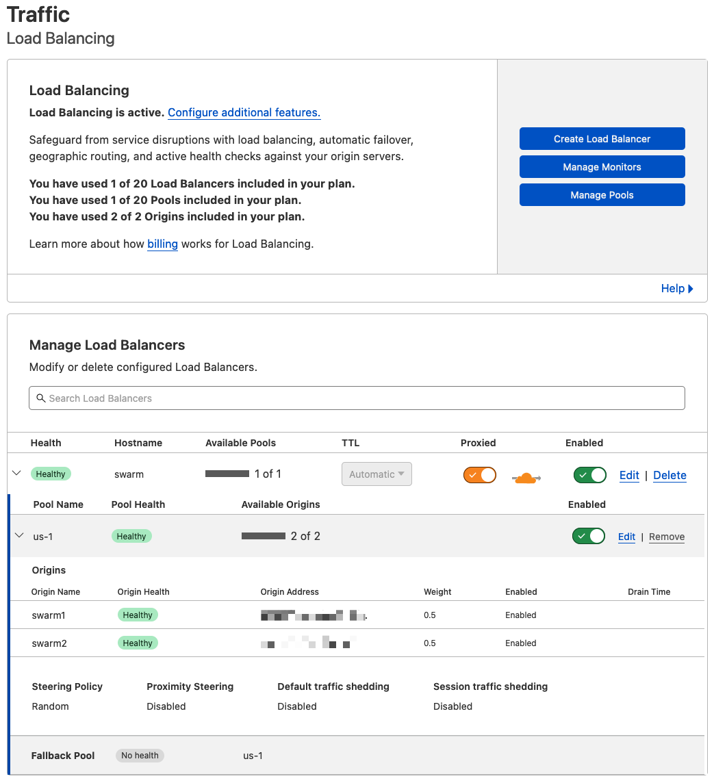 Load balanced highly available Cloudflare tunnels with Docker Swarm