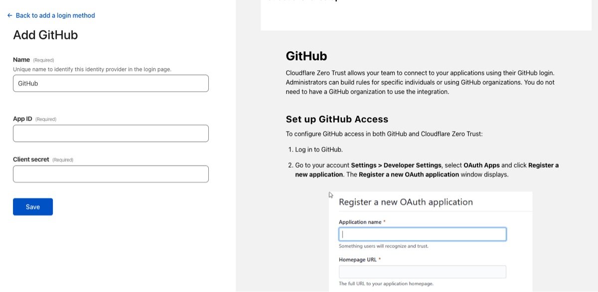 Add GitHub SSO