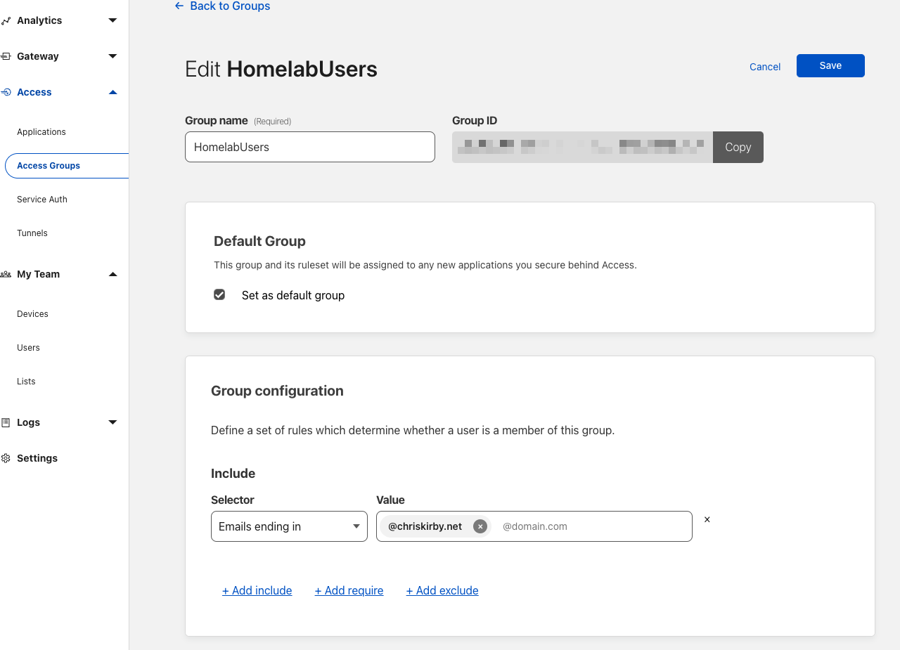 Replace your Homelab VPN with Cloudflare Zero Trust