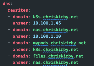 an image of the expected output of the migrate dns to dns rewrites python script